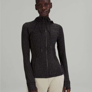 Lululemon Hooded Define Jacket Nulu Leopard Camo